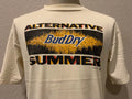 Vintage 9039s Beer Alternate Bud Dry Summer White T Shirt Size L Graphic Tee – Feel-Good Design · Must-Have Style
