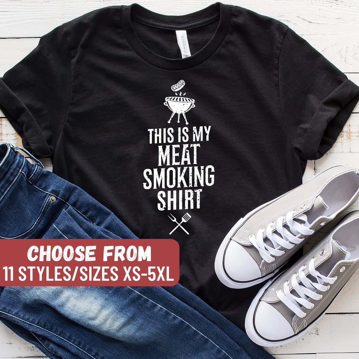 Funny Bbq Shirt Meat Lover Shirt Bbq Lover Gift Barbeque Shirt Father39s Day Shirt Meat Smoking Gift This Is My Meat Smoking TShirt Graphic Tee – Easygoing Wear · Trending Graphic Apparel