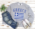 Greece Crewneck Greece Sweatshirt Greece Gifts Greece Flag Pullover Athens Greece Shirt Greek Vacation Greece Souvenir Sweatshirt – Premium Graphic · Top Pick For Any Outfit