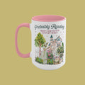 Funny Bookish Coffee Mug for Romance Reader Probably Reading About Dukes Nineteenth Century Regency Romance Mug with Butterflies Graphic Tee – Fan Favorite · Trending Graphic Apparel