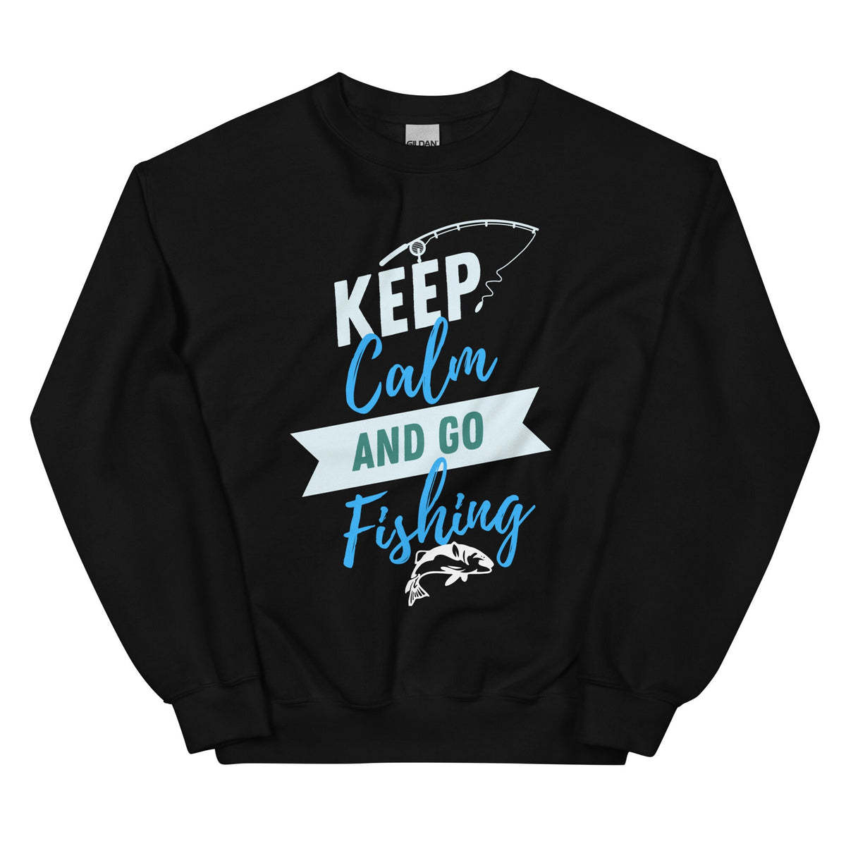 Fishing T Shirt Born To Fish Keep Calm Mens Tshirt Fathers Day Gift Bass Birthday gifts Dad Husband Grandpa Father39s Day Gift Sweatshirt Sweatshirt – Warm & Stylish · Top Pick For Any Outfit