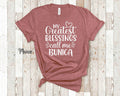 My Greatest Blessings Call Me Bunica Grandma Tshirt Romanian Grandmother Gift Idea for Mother39s Day Birthday Christmas or Pregnancy Reveal Graphic Tee – Premium Graphic · Trending Graphic Apparel