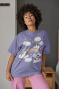 Cozy and Colorful TShirt for Penguin Lover Tee with Rainbow and Mystical Stars Funny Penguin Tee Shirt for Animal Lover TShirt for Zoo Graphic Tee – Easygoing Wear · Trending Graphic Apparel