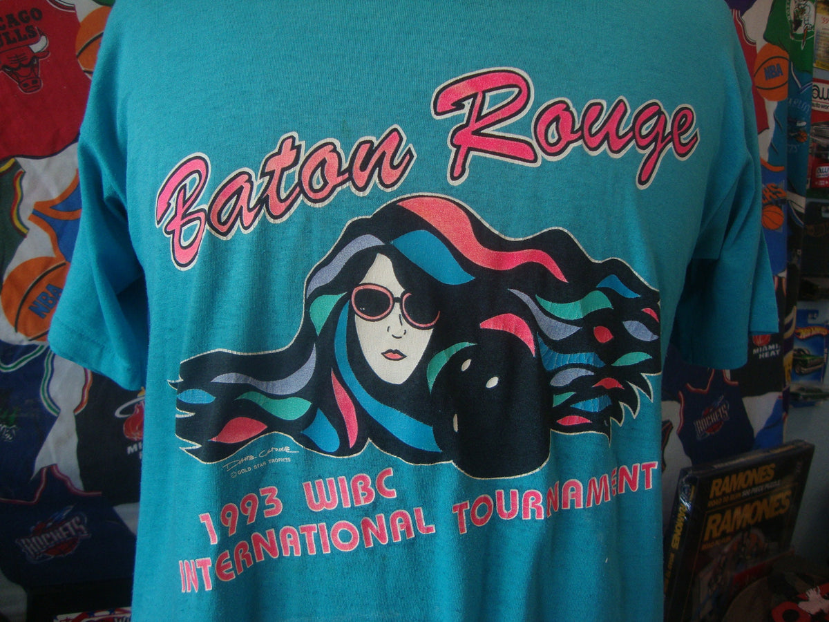 Vintage 90s Baton Rouge 1993 Bowling paper thin T shirt size L Graphic Tee – Cozy Vibes · Must-Have Style