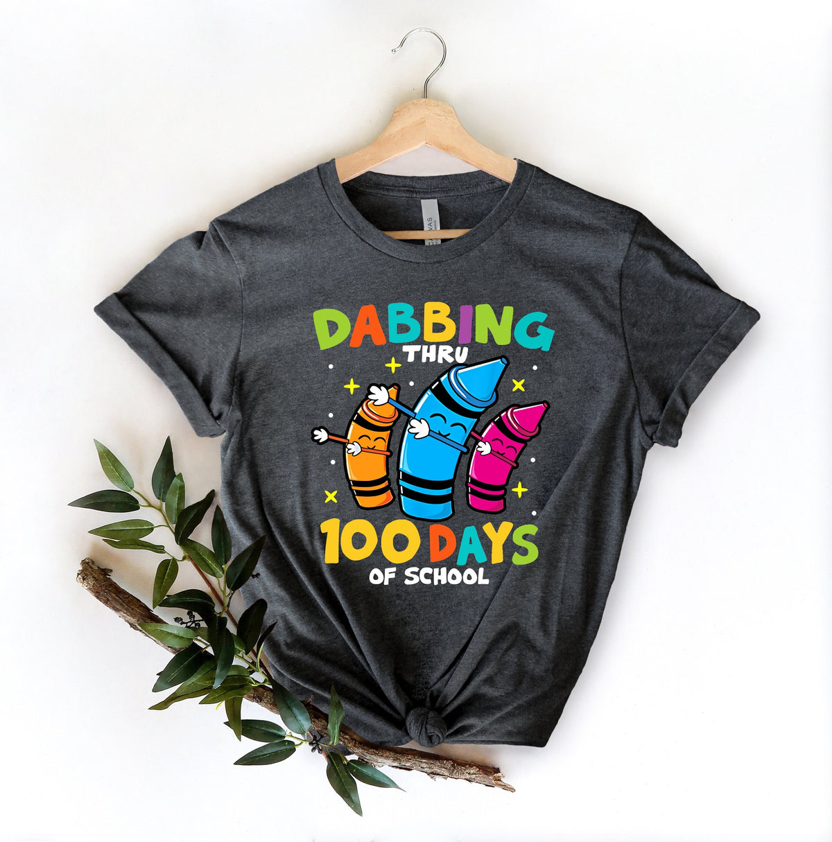 Dabbing thru 100 days of school shirt100 Days Brighter ShirtTeacher Shirt100th Day Of SchoolBack To School ShirtTeacher Appreciation Graphic Tee – Bold Style · Perfect For Daily Wear
