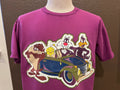 Vintage 9039s Looney Tunes Car Tasmanian Devil Tweety Bird Daffy Duck Purple T Shirt Size L Graphic Tee – Aesthetic Look · High-Quality Print