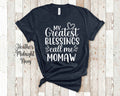 My Greatest Blessings Call Me Momaw Grandma Tshirt Special Grandmother Gift Idea for Mother39s Day Birthday Christmas or Pregnancy Reveal Graphic Tee – Soft Feel · Must-Have Style