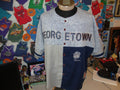 Vintage 9039s Georgetown Hoyas Button Up Baseball Jersey XL Rap Hip Hop Jersey – Aesthetic Look · Top Pick For Any Outfit