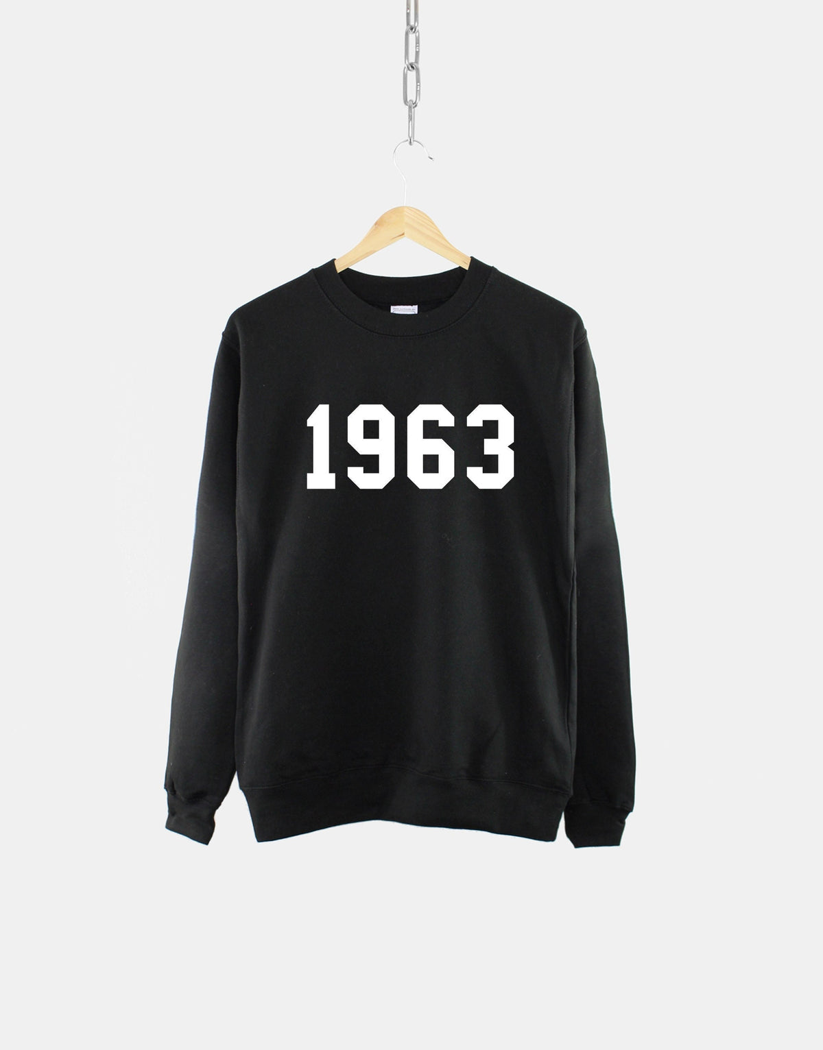 1963 60th Birthday Sweatshirt Made In Year Numbers Sweater Sweatshirt – Everyday Comfort · High-Quality Print