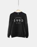 Original 1993 Girl Sweatshirt Womens Vintage 30th Birthday Shirt Ladies Birth Year Numbers Jumper Sweatshirt – Bold Style · High-Quality Print