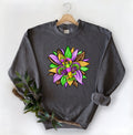 Mardi Gras crawfish sunflower Sweatshirt Nola ShirtFat Tuesday ShirtFlower de luce ShirtLouisiana ShirtSaints New Orleans Shirt Sweatshirt – Bold Style · High-Quality Print