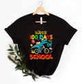 TRex ride bicycle 100 days shirt100 Days Brighter ShirtTeacher Shirt100th Day Of SchoolBack To School ShirtTeacher Appreciation Graphic Tee – Fan Favorite · Perfect For Daily Wear