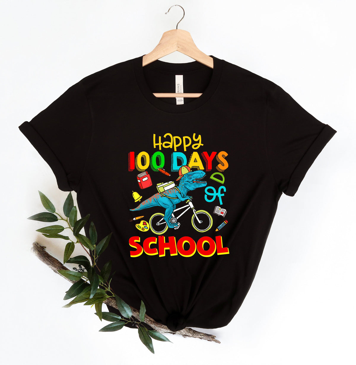 TRex ride bicycle 100 days shirt100 Days Brighter ShirtTeacher Shirt100th Day Of SchoolBack To School ShirtTeacher Appreciation Graphic Tee – Fan Favorite · Perfect For Daily Wear