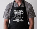 Baking Apron 51st Birthday Apron 51st Birthday Gifts Cooking 51 Years Old Apron Bbq Summer Limited Edition 1973 Aged To Perfection Graphic Tee – Aesthetic Look · Top Pick For Any Outfit