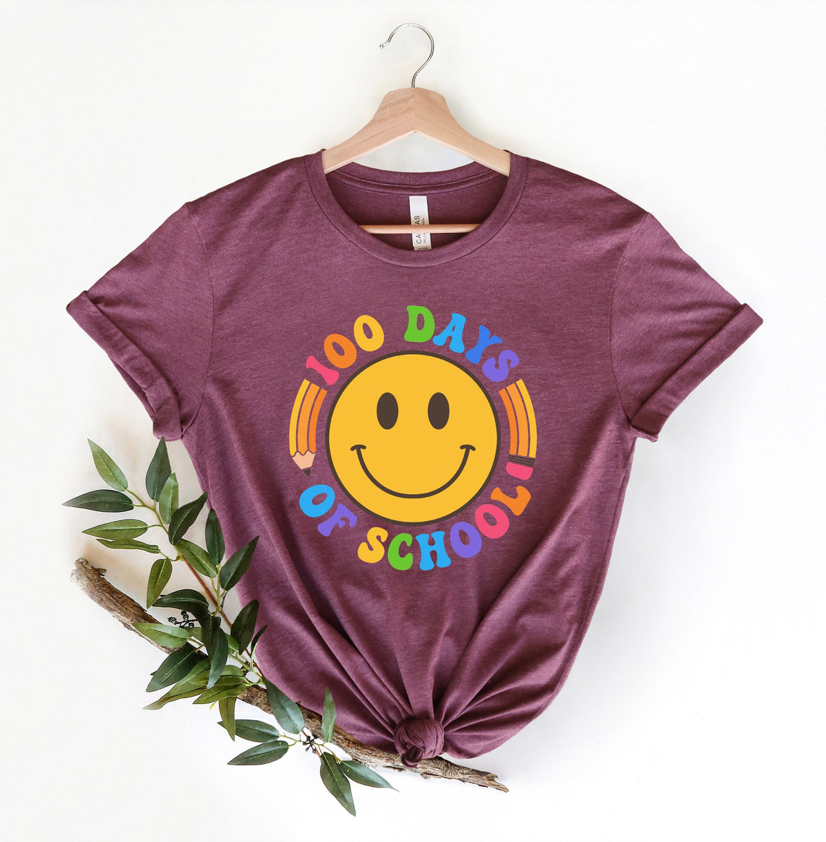 Happy 100 days shirt100 Days Brighter ShirtTeacher Shirt100th Day Of SchoolBack To School ShirtTeacher AppreciationRetro Smiling Shirt Graphic Tee – Fan Favorite · Great Gift For Fans
