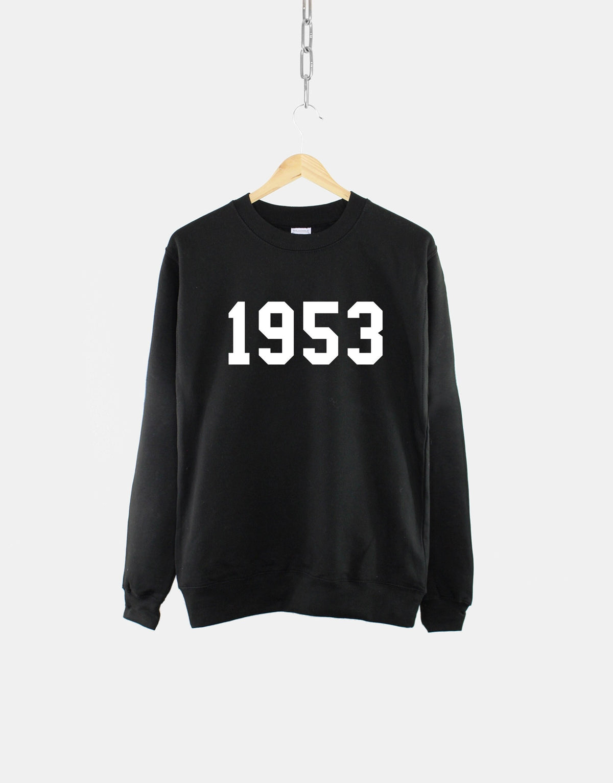 1953 70th Birthday Sweatshirt Made In Year Numbers Sweater Sweatshirt – Bold Style · High-Quality Print