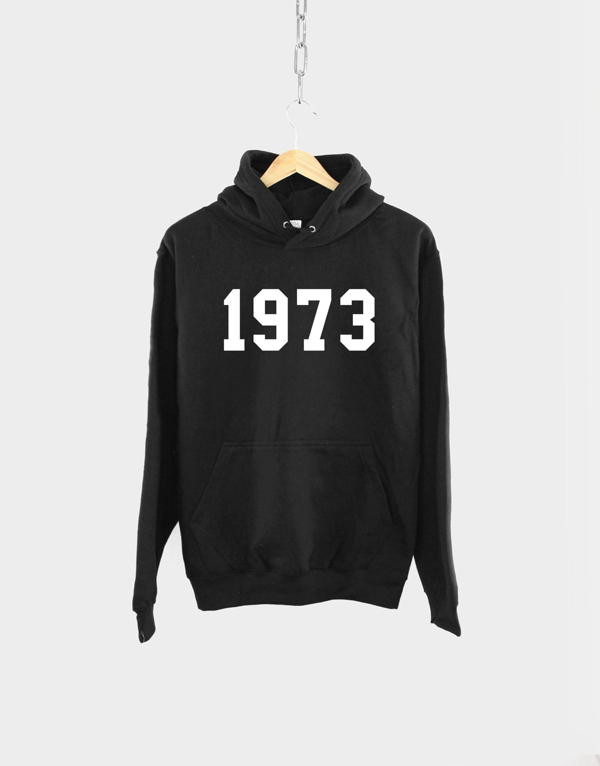 1973 50th Birthday Hoodie Shirt Made In Year Numbers Hoody Hoodie – Bold Style · High-Quality Print