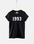 1993 30th Birthday Shirt Made In Year Numbers TShirt Graphic Tee – Feel-Good Design · High-Quality Print