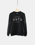 Original 1973 Girl Sweatshirt Womens Vintage 50th Birthday Shirt Ladies Birth Year Numbers Jumper Sweatshirt – Everyday Comfort · High-Quality Print