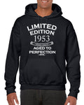 Mens 71st Birthday Gifts For Dad Limited Edition 1953 Aged To Perfection Hoody Hoodie Hooded Sweatshirt 70th Gifts 70th Presents Hoodie – Premium Graphic · Trending Graphic Apparel