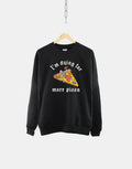 Pizza Sweatshirt I39m Dying For More Pizza Sweater Pepperoni Pizza Sweatshirt Pizza Print Sweatshirt Gift For Pizza Lover Sweater Sweatshirt – Aesthetic Look · Trending Graphic Apparel
