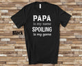 Papa Is My Name Grandpa Tshirt Special Grandfather Gift Idea for Father39s Day Birthday Christmas or Pregnancy Reveal Announcement Graphic Tee – Easygoing Wear · Must-Have Style
