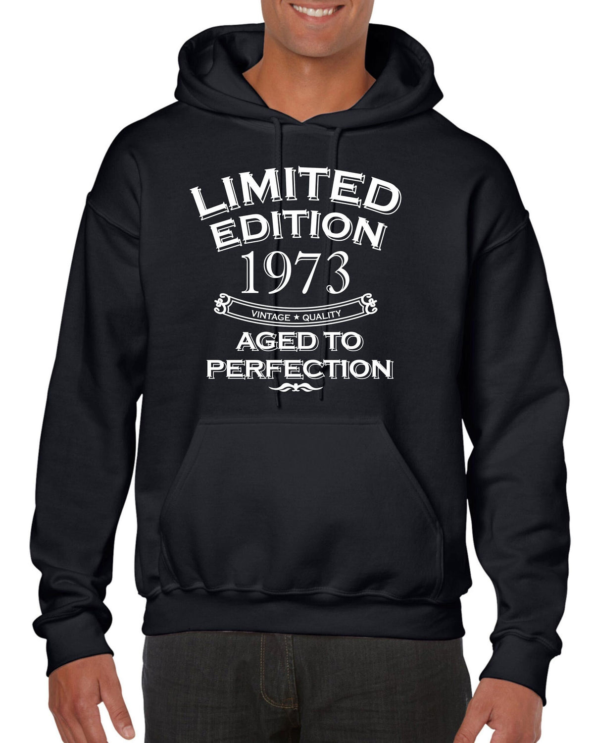 51st Birthday Gifts For Dad Limited Edition 1973 Aged To Perfection Hoody Hoodie Hooded Sweatshirt 51st Gifts 51st Presents Hoodie – Warm & Stylish · Great Gift For Fans
