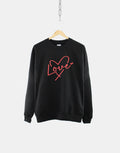 Hand Drawn Love Heart Sweatshirt Valentines Day Sweatshirt Womens Love Sweater Red Heart Shape Sweatshirt Sweatshirt – Bold Style · Must-Have Style