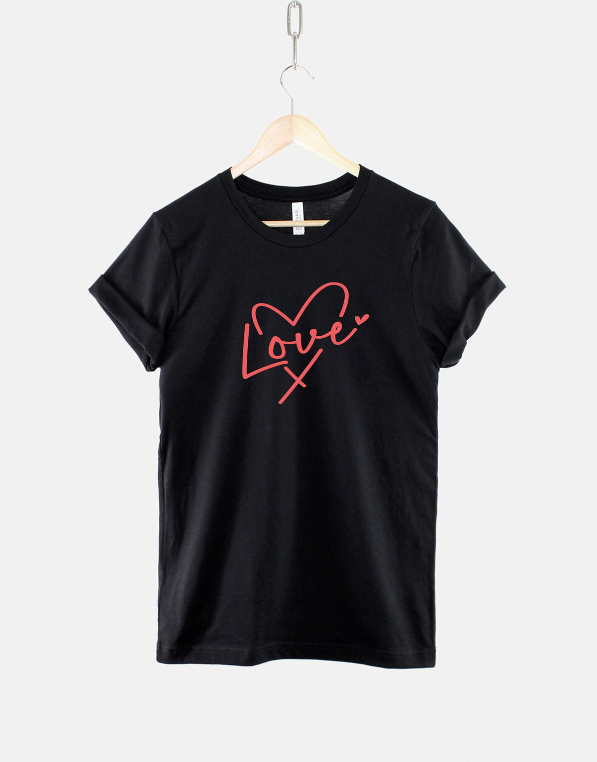 Handwritten Love Heart TShirt Red Love Heart TShirt Valentines Day TShirt Neon Sign Love heart TShirt Graphic Tee – Warm & Stylish · Trending Graphic Apparel