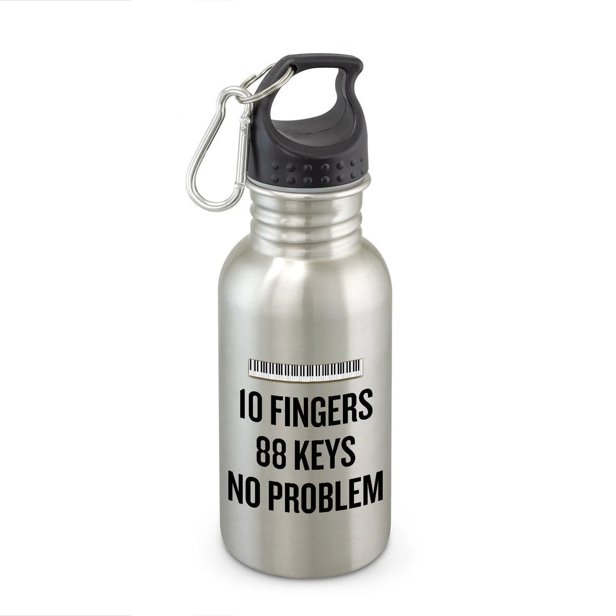 Funny Piano Gift Piano Player Gift Pianist Present Piano Teacher 10 Fingers 88 Keys No Problem Water Bottle Graphic Tee – Cozy Vibes · Top Pick For Any Outfit
