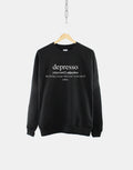 Depresso Sweatshirt Coffee Dictionary Definition Funny Coffee Sweatshirt Coffee Sweatshirt For Women Espresso Coffee Lover Sweater Sweatshirt – Premium Graphic · High-Quality Print