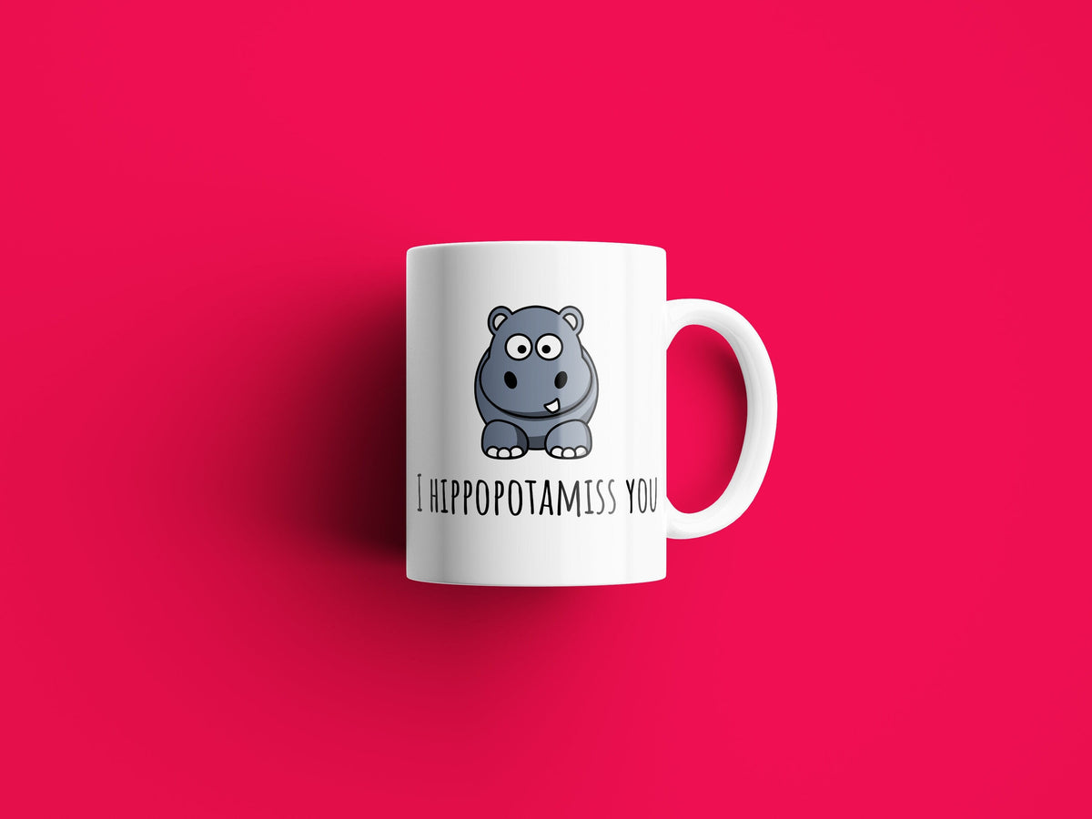Cute Love Mug Valentine39s Day Anniversary Gift Birthday Present I Hippopotamiss You Cute Hippo Romantic Animal Puns Graphic Tee – Everyday Comfort · Perfect For Daily Wear