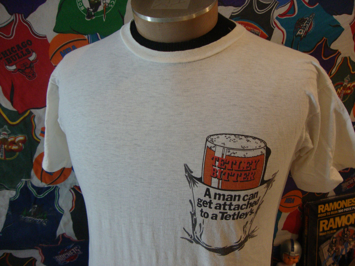 Vintage 7039s TETLEY BITTER Tetley39s Beer Brewery T Shirt Fits M Graphic Tee – Fan Favorite · High-Quality Print