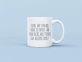 Friend Gift Friendship Gifts Friend Gifts For Woman Friend Love Friend Valentine Best Friend Mugs Friends That Become Family Graphic Tee – Easygoing Wear · High-Quality Print
