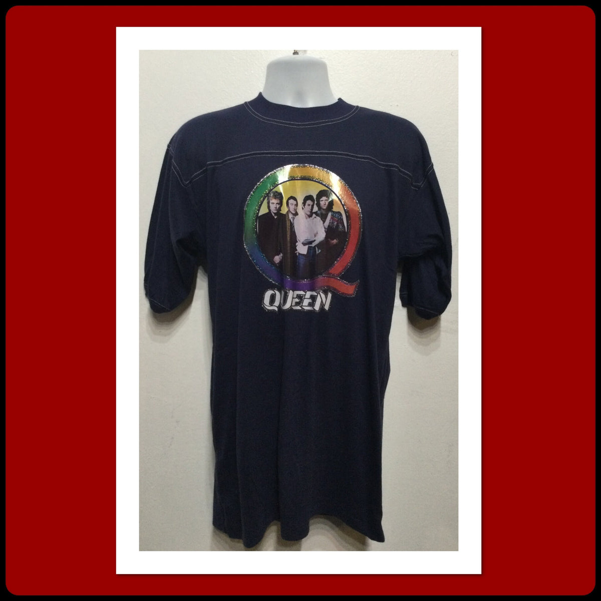Vintage 1980s Queen decal athletic style tee Size X Large Graphic Tee – Easygoing Wear · Must-Have Style
