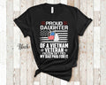 Proud Daughter of a Vietnam War Veteran Freedom Isn39t Free My Dad Paid For It Tshirt Graphic Tee – Fan Favorite · Perfect For Daily Wear