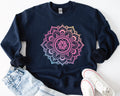 Mandala Sweatshirt Spiritual Crewneck Sweater Meditation Sweatshirt Sweatshirt – Aesthetic Look · Perfect For Daily Wear