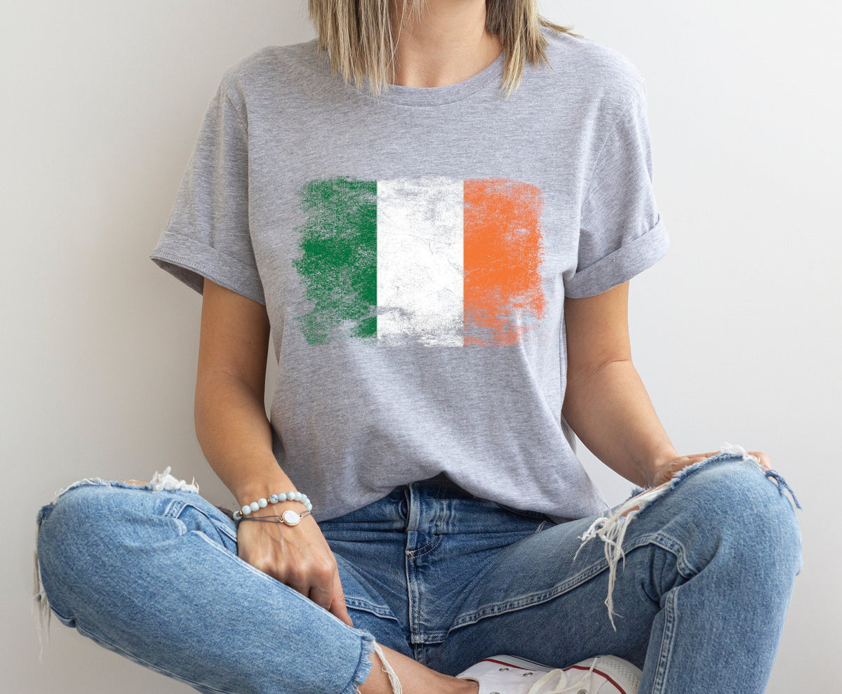 Distressed Irish Flag Shirt Ireland Love Tshirt Souvenir Ireland Tee Gifts Graphic Tee – Cozy Vibes · Must-Have Style