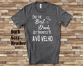 Best Dads Get Promoted to Av Velho Grandpa Tshirt Brazilian Grandfather Gift Idea for Father39s Day Birthday Christmas or Pregnancy Reveal Graphic Tee – Aesthetic Look · Top Pick For Any Outfit
