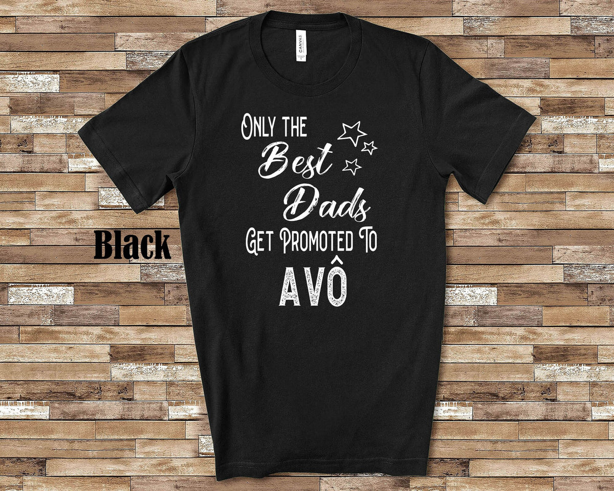 The Best Dads Get Promoted to Av Grandpa Tshirt Brazilian Grandfather Gift Idea for Father39s Day Birthday Christmas or Pregnancy Reveal Graphic Tee – Everyday Comfort · Trending Graphic Apparel