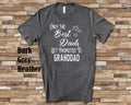 The Best Dads Get Promoted to Granddad Grandpa Tshirt Special Grandfather Gift Idea for Father39s Day Birthday Christmas or Pregnancy Reveal Graphic Tee – Feel-Good Design · Great Gift For Fans