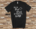 The Best Dads Get Promoted to GPop Grandpa Tshirt Special Grandfather Gift Idea for Father39s Day Birthday Christmas or Pregnancy Reveal Graphic Tee – Feel-Good Design · Great Gift For Fans