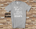 The Best Dads Get Promoted to Grampa Grandpa Tshirt Special Grandfather Gift Idea for Father39s Day Birthday Christmas or Pregnancy Reveal Graphic Tee – Bold Style · High-Quality Print