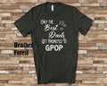 The Best Dads Get Promoted to Gpop Grandpa Tshirt Special Grandfather Gift Idea for Father39s Day Birthday Christmas or Pregnancy Reveal Graphic Tee – Aesthetic Look · Top Pick For Any Outfit