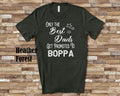 The Best Dads Get Promoted to Boppa Grandpa Tshirt Special Grandfather Gift Idea for Father39s Day Birthday Christmas or Pregnancy Reveal Graphic Tee – Bold Style · Trending Graphic Apparel