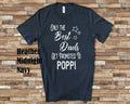 The Best Dads Get Promoted to Poppi Grandpa Tshirt Special Grandfather Gift Idea for Father39s Day Birthday Christmas or Pregnancy Reveal Graphic Tee – Everyday Comfort · Must-Have Style