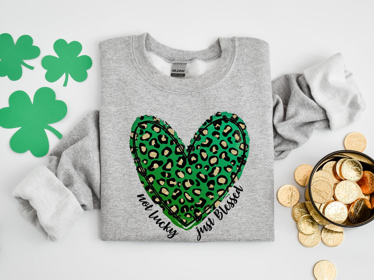 Not Lucky Just Blessed St Patricks Day Shirt St Patricks Day Shirt St Patricks Day Tshirt Christian Shirt Lucky Blessed Tshirt Graphic Tee – Warm & Stylish · Top Pick For Any Outfit