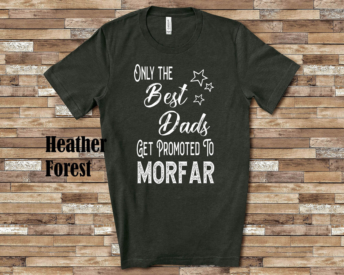 The Best Dads Get Promoted to Morfar Grandpa Tshirt Swedish Grandfather Gift Idea for Father39s Day Birthday Christmas or Pregnancy Reveal Graphic Tee – Easygoing Wear · Perfect For Daily Wear