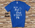 The Best Dads Get Promoted to Pa Grandpa Tshirt Special Grandfather Gift Idea for Father39s Day Birthday Christmas or Pregnancy Reveal Graphic Tee – Feel-Good Design · High-Quality Print