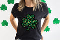 Leopard Print Shamrock Shirt St Patricks Day Shirt Shamrock Lucky Lips Four Leaf Clover Shamrock Irish Shirt Graphic Tee – Aesthetic Look · Perfect For Daily Wear